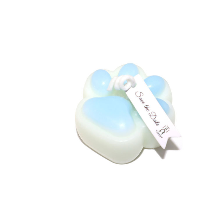 Low Temperature BDSM Cat Claw Candle in a paw shape, designed for intimate wax play with couples.