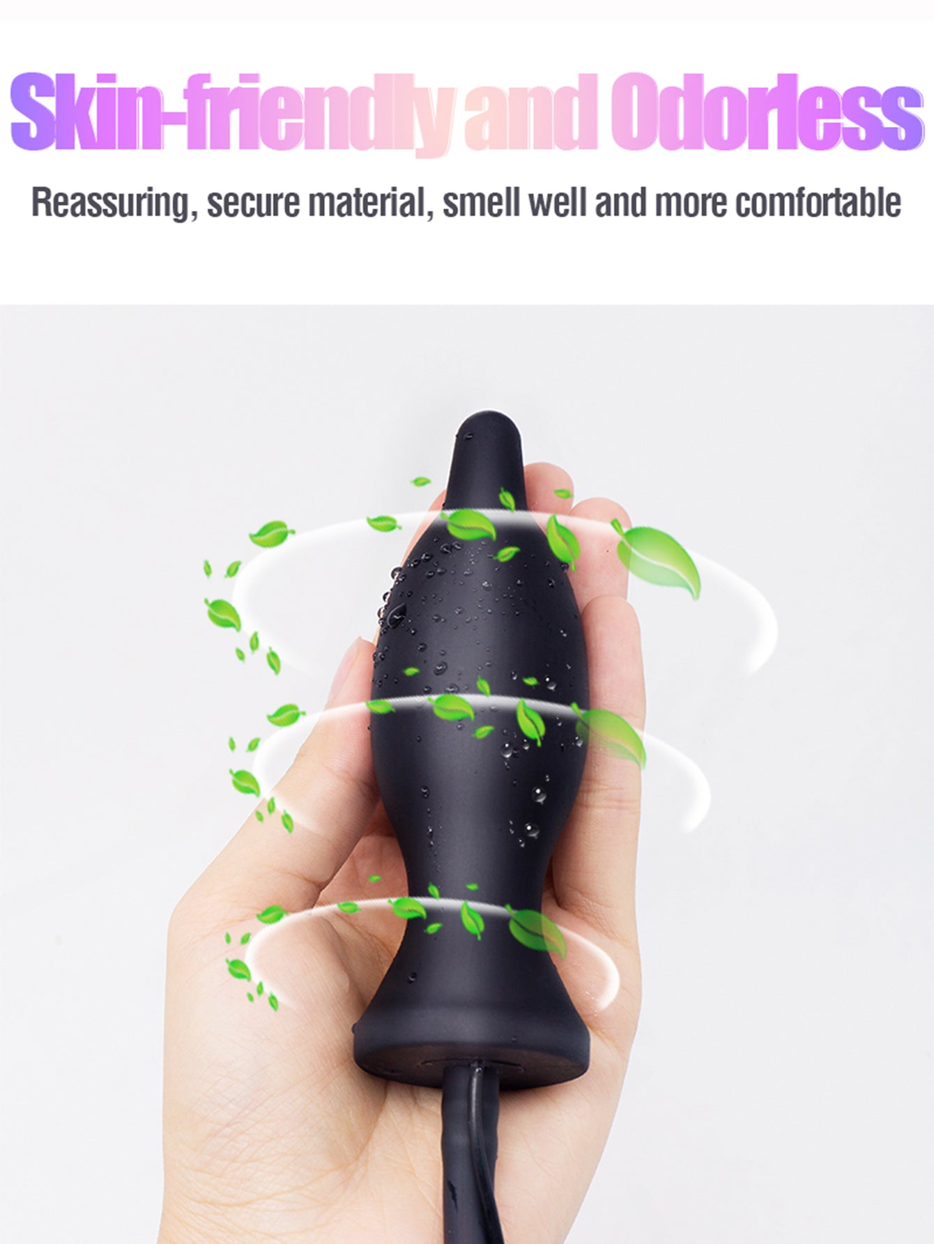 Inflatable anal plug: Anal dilator balloon, remote control