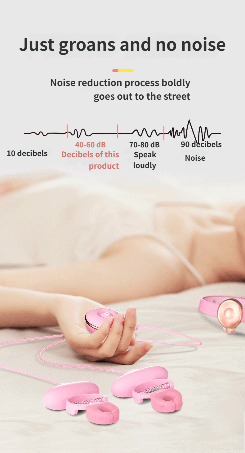 Teasing Kit - Vibrating Nipple Clamps-Noise reduction technology