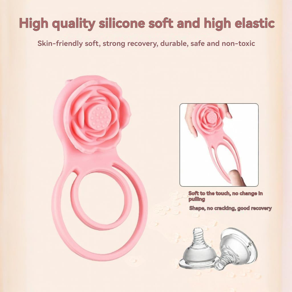Anti-ejaculation locking and sperm-retaining ring for male penis exerciser, with optional vibration function, suitable for both men and women, delaying ring, waterproof silicone material for enhanced pleasure
