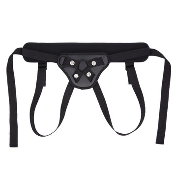 Adjustable lumbar support belt featuring adjustable straps and detachable O-rings for customized support.