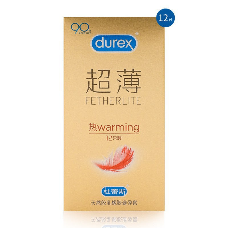 Natural Rubber Condoms Durex - Warming Ultra Thin
