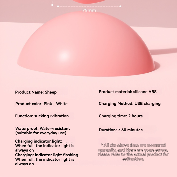 Sheep-shaped vibrator-product information