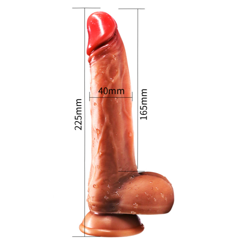 size information-8.5″ Realistic Remote Control Thrusting Dildo