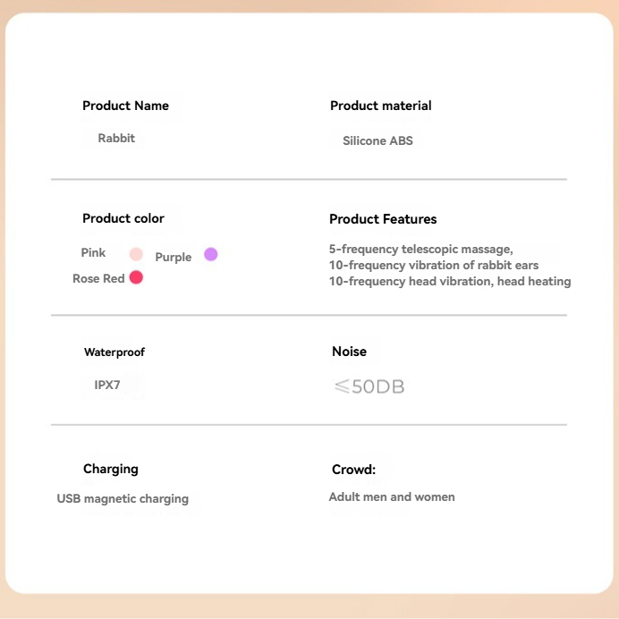 Rabbit Vibrator Extendable, realistic penis-shaped -product information