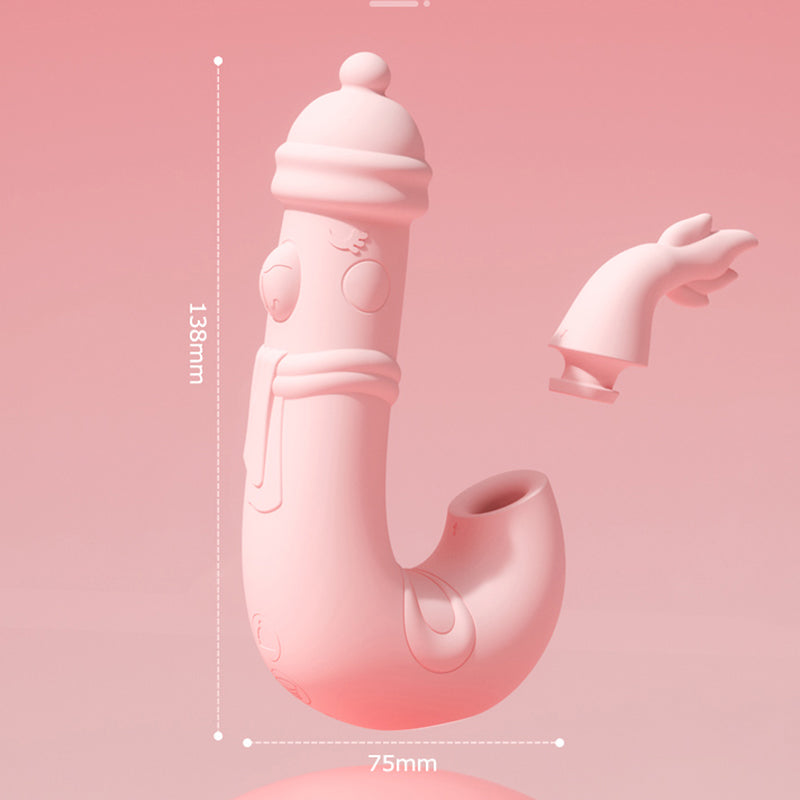 Sheep-shaped vibrator-Size details