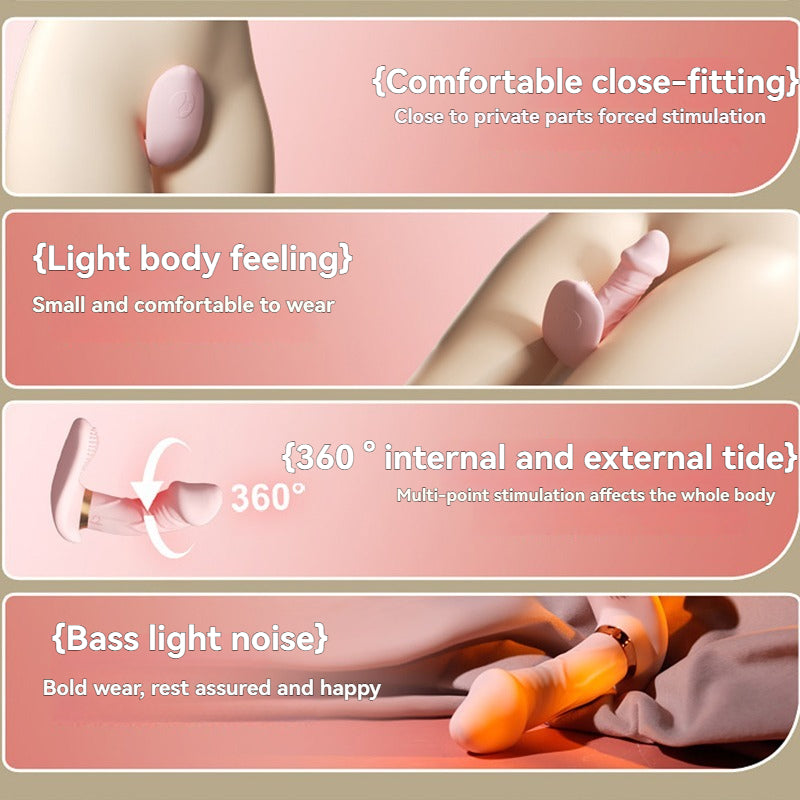 360 Rotating Wearable Dual-Head Vibrator-advantages introduction