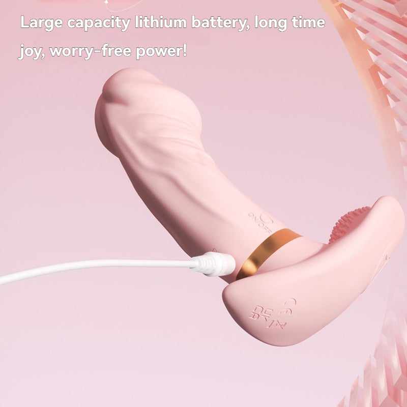 360 Rotating Wearable Dual-Head Vibrator-Large capacity lithium battery,  worry-free power!