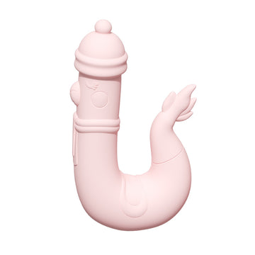 Sheep-shaped vibrator-pink