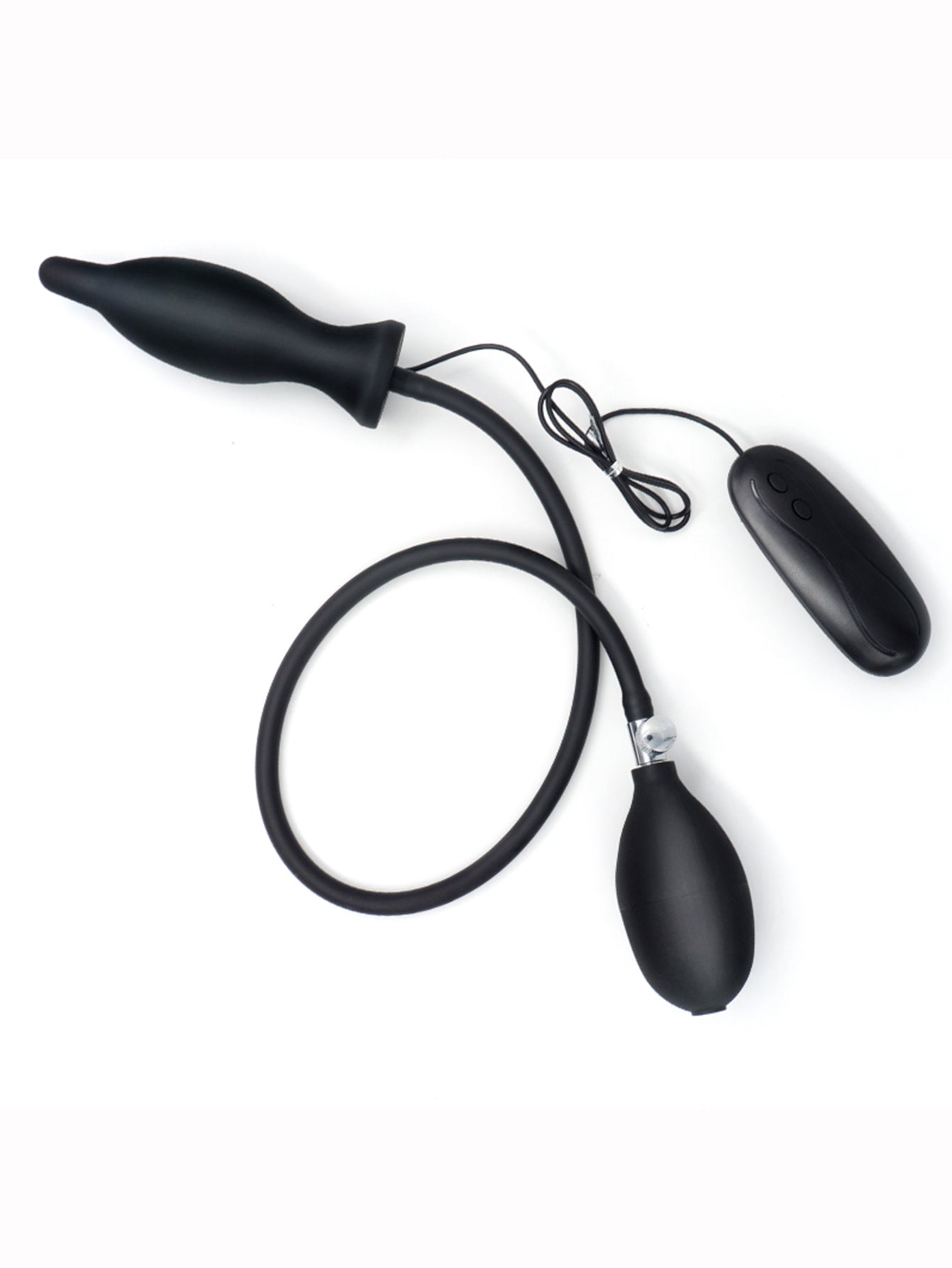 Inflatable anal plug: Anal dilator balloon, remote control