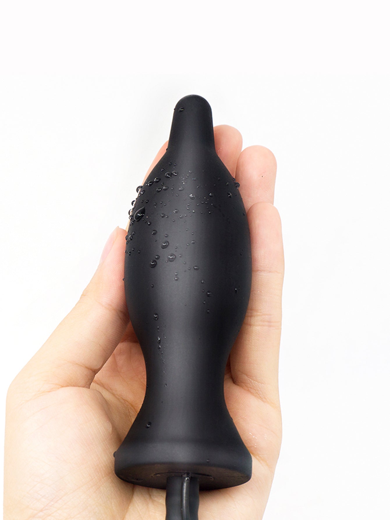Inflatable anal plug: Anal dilator balloon, remote control