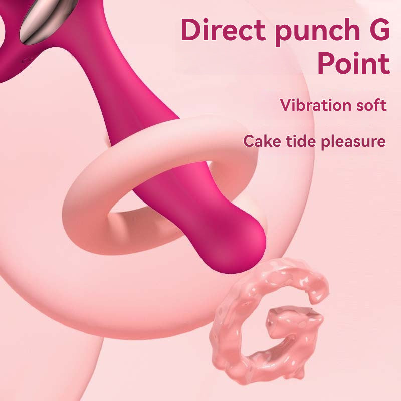 Silver-plated anal sex toys for both men and women, beginner-friendly sex toys, high-intensity vibrating silicone anal plugs