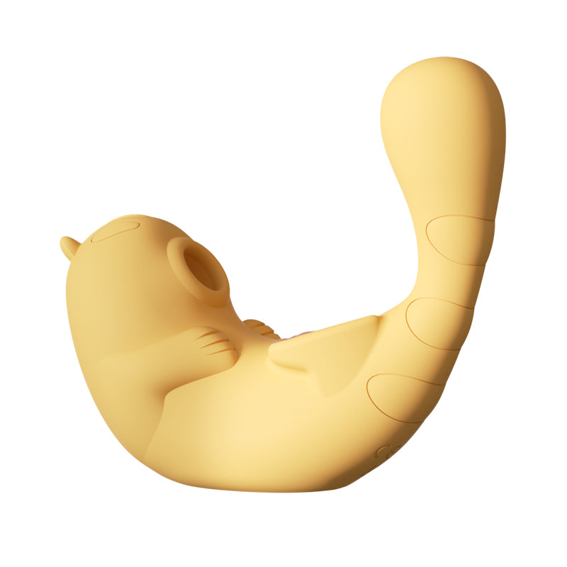 Cat-shaped suction  APP remote control vibrator-yellow