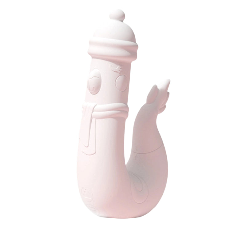 Sheep-shaped vibrator-white