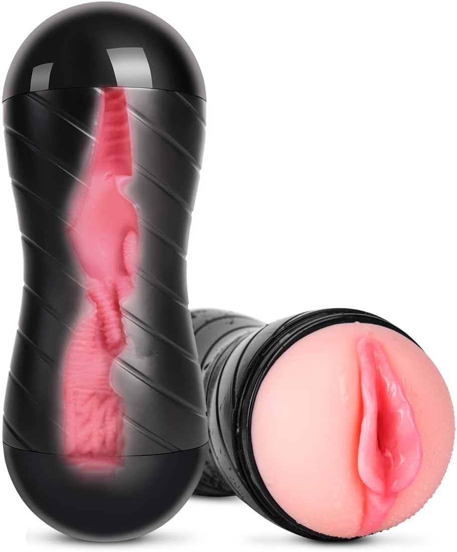 Double-Ended Pocket Pussy Stimulator- product side view