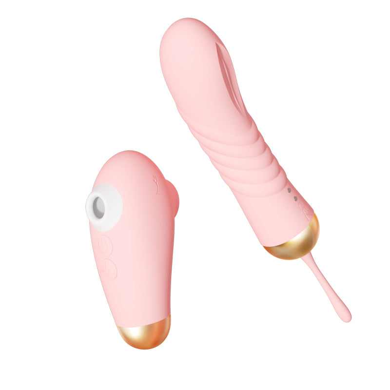 Product display of the Detachable Vibrator from Vermilionchamber in pink