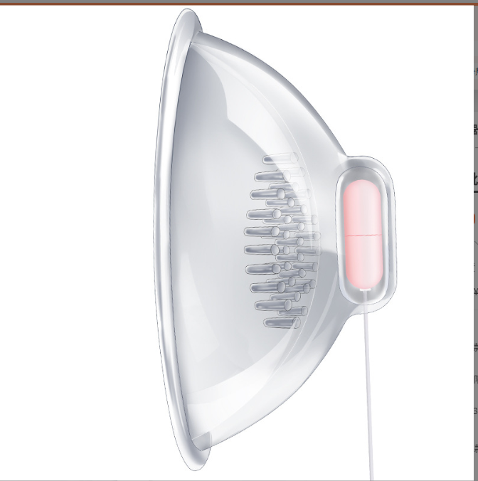 Breast Vibrator with strong suction and massage features for nipple stimulation and relaxation.