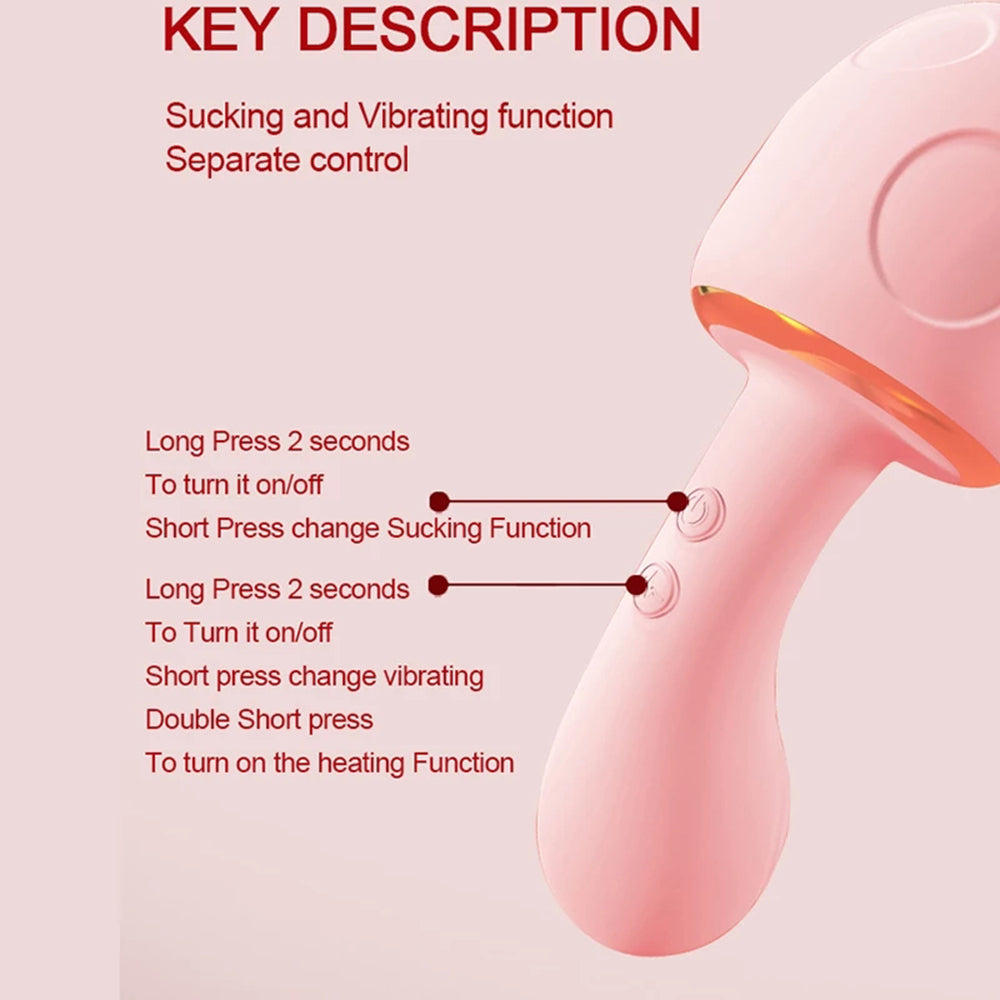 An Illustrated Guide to the Dou Dou Mushroom Suction Vibrator