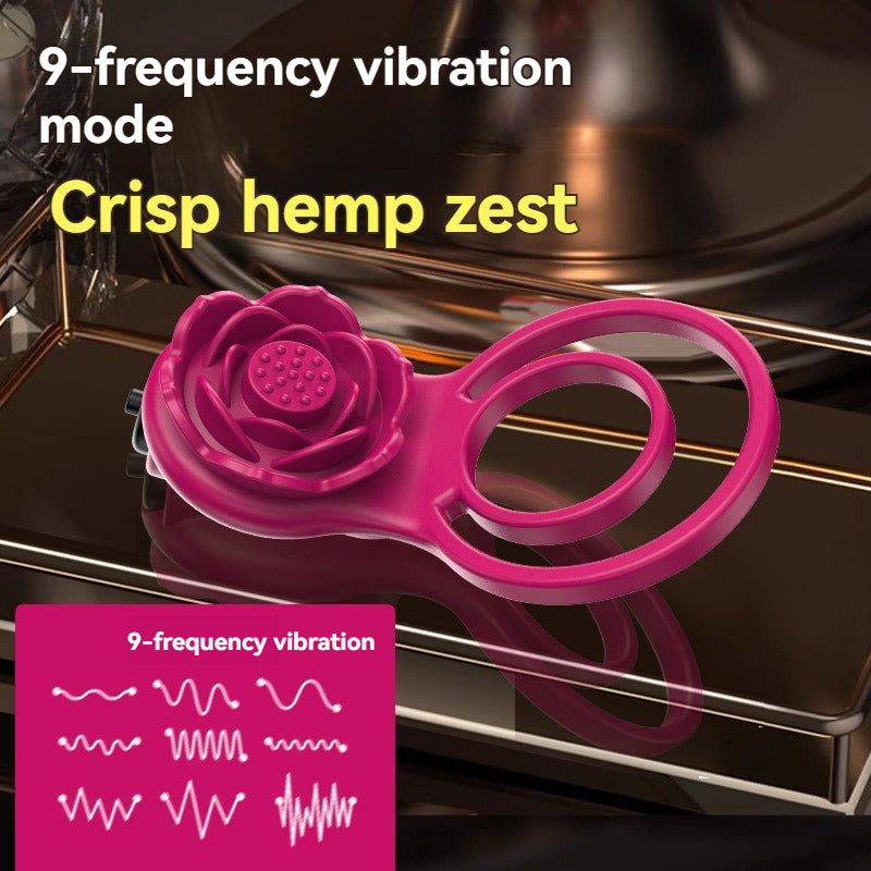 Anti-ejaculation locking and sperm-retaining ring for male penis exerciser, with optional vibration function, suitable for both men and women, delaying ring, waterproof silicone material for enhanced pleasure