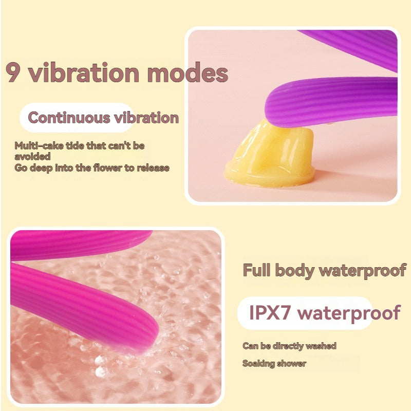 Silicone long-tongued bird-shaped mini AV vibrator, super strong vibrating sex toy, instant orgasm artifact for masturbation
