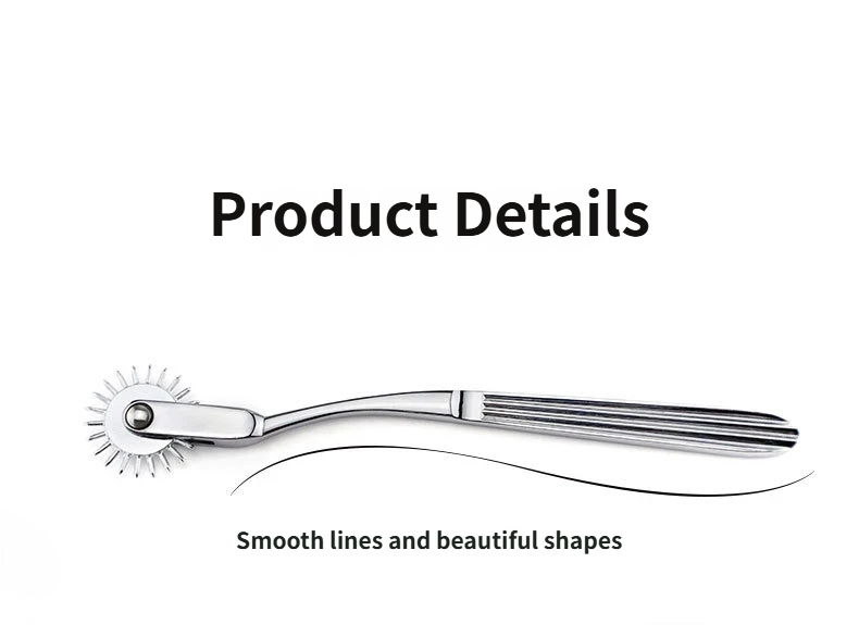 Sensory Stimulation Roller – Teasing Skin Toy for Foreplay, Metal Adult Wheel