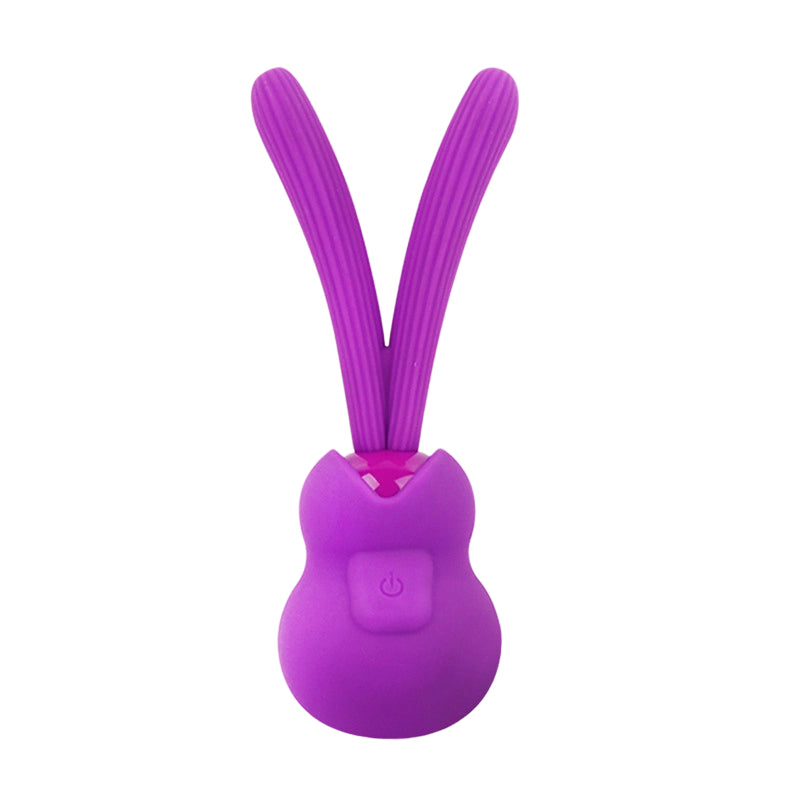 Bird-shaped vibrator with long silicone tongue for intense stimulation and playful design.