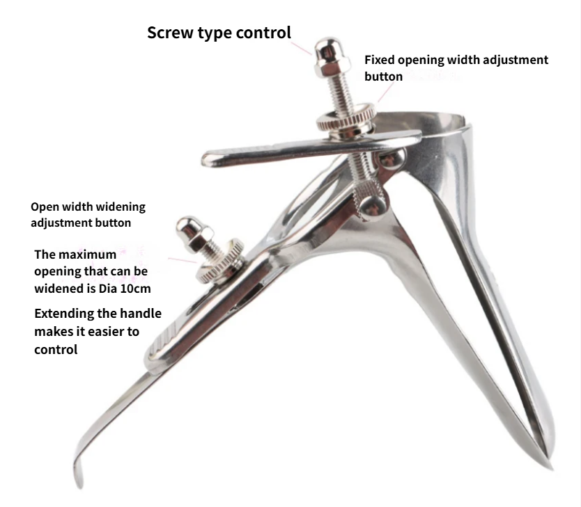 Stainless Steel Vaginal Speculum-use introduction