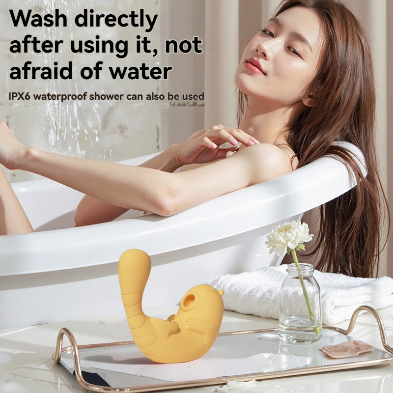 Cat-shaped suction  APP remote control vibrator-IPX6 waterproof shower can also be used