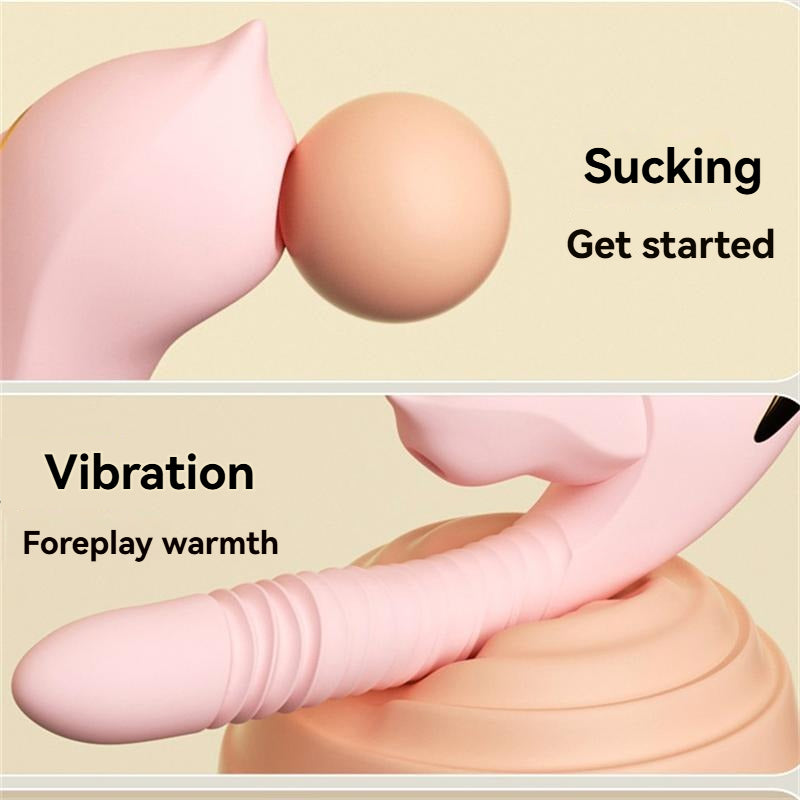 Structural Features and Functions of the Rabbit-Shaped Detachable Vibrator with Leg Straps and APP Remote Control.