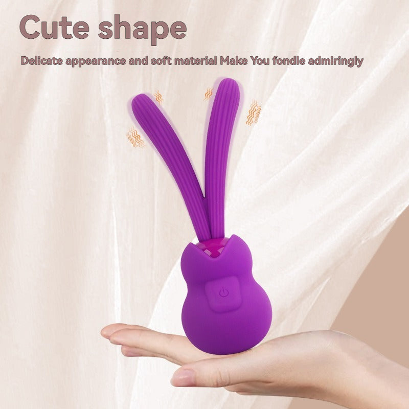 Silicone long-tongued bird-shaped mini AV vibrator, super strong vibrating sex toy, instant orgasm artifact for masturbation