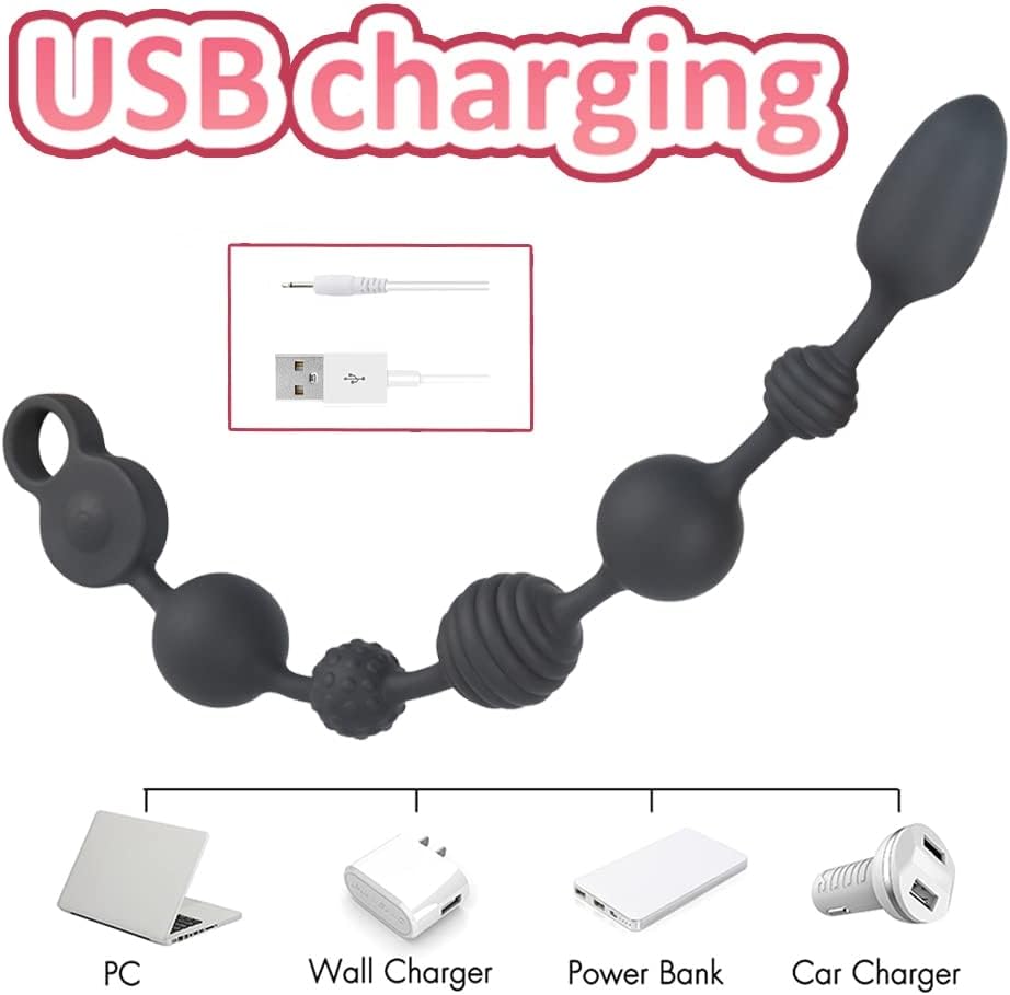 Vibrating Anal Beads-Product Details Display