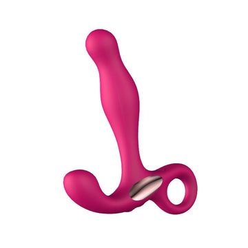 Vibrating silicone anal plugs in pink color, designed for beginners seeking pleasure and intimacy.