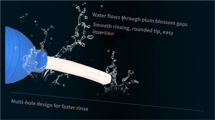 Anal Rinse Bulb – Enema Cleaning Tool for Men & Women, Portable Anal Washer