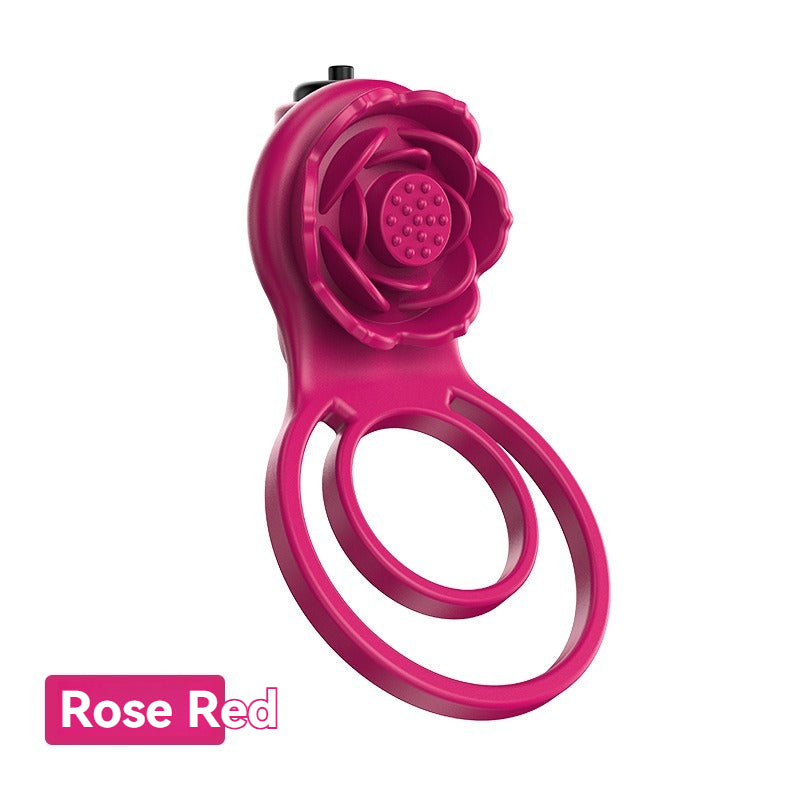 Anti-ejaculation locking and sperm-retaining ring for male penis exerciser, with optional vibration function, suitable for both men and women, delaying ring, waterproof silicone material for enhanced pleasure