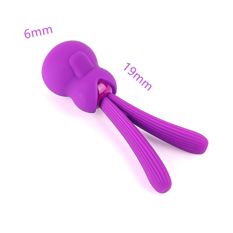 Silicone long-tongued bird-shaped mini AV vibrator, super strong vibrating sex toy, instant orgasm artifact for masturbation