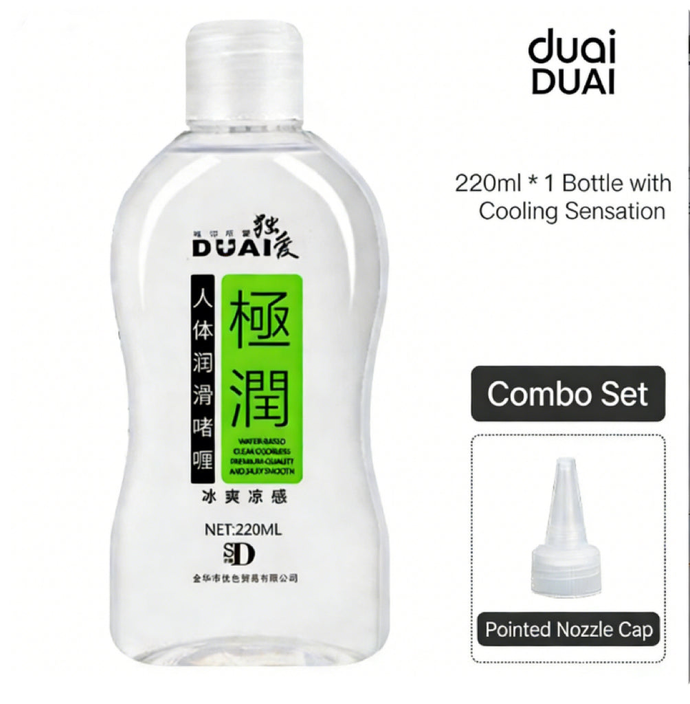  Water-Based Warming and Cooling  Lubricant in a 220ML bottle, ideal for couples and sensual experiences.
