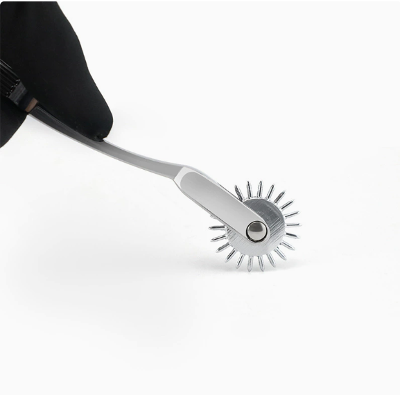 Sensory Stimulation Roller – Teasing Skin Toy for Foreplay, Metal Adult Wheel