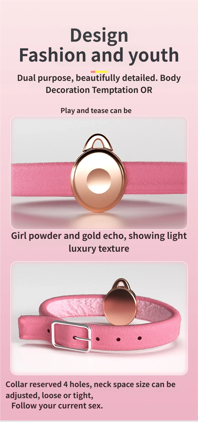 Teasing Kit - Vibrating Nipple Clamps-Dual-purpose, exquisite with details. Body decoration,tempting OR playful teasing, both acceptable