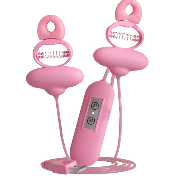  Teasing Kit - Vibrating Nipple Clamps and Remote Control Collar