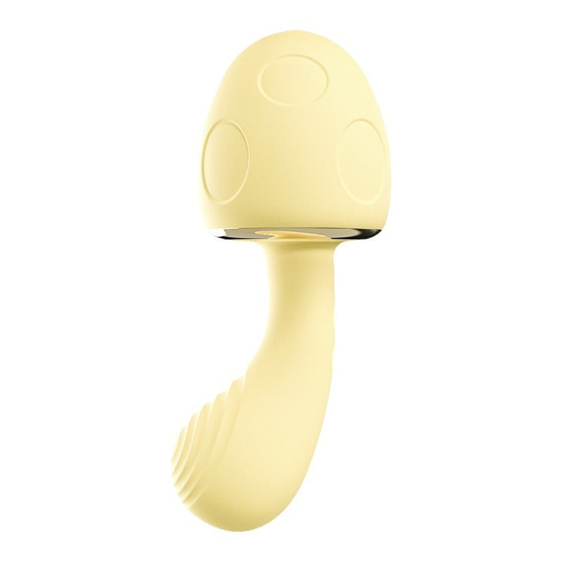 Dou Dou Mushroom Suction Vibrator in Duck Egg Yellow
