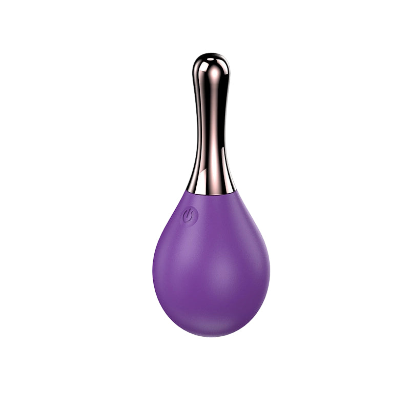 Non-insertable vibrator Jumping Egg Toy in purple, ideal for couples and solo play.