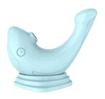 Whale-shaped suction vibrator: Features suction and G-spot vibration functions.