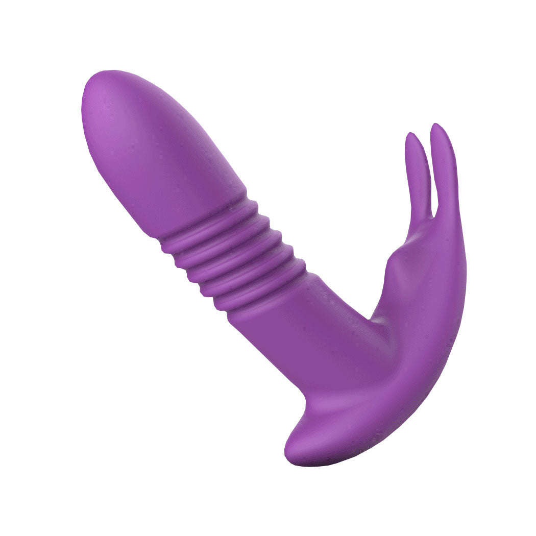 Wearable vibrator remote control in purple