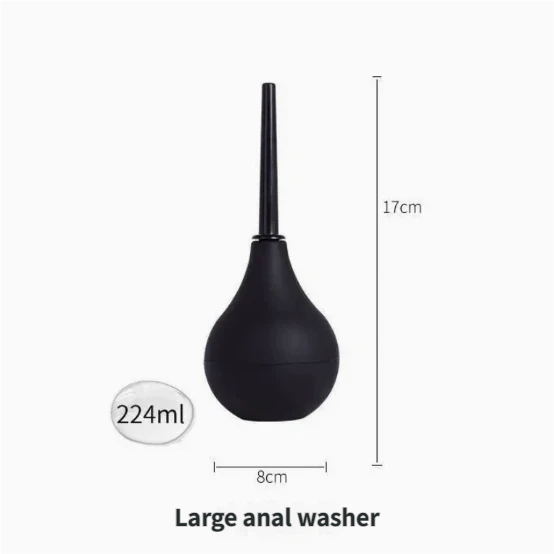 Anal Rinse Bulb – Enema Cleaning Tool for Men & Women, Portable Anal Washer