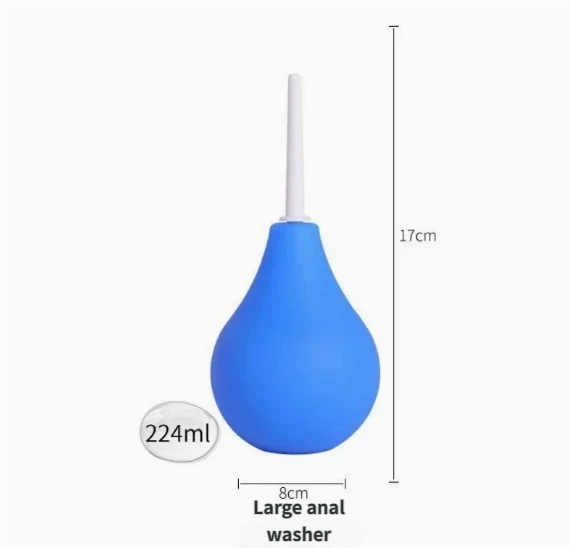 Anal Rinse Bulb – Enema Cleaning Tool for Men & Women, Portable Anal Washer