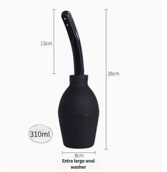 Anal Rinse Bulb – Enema Cleaning Tool for Men & Women, Portable Anal Washer