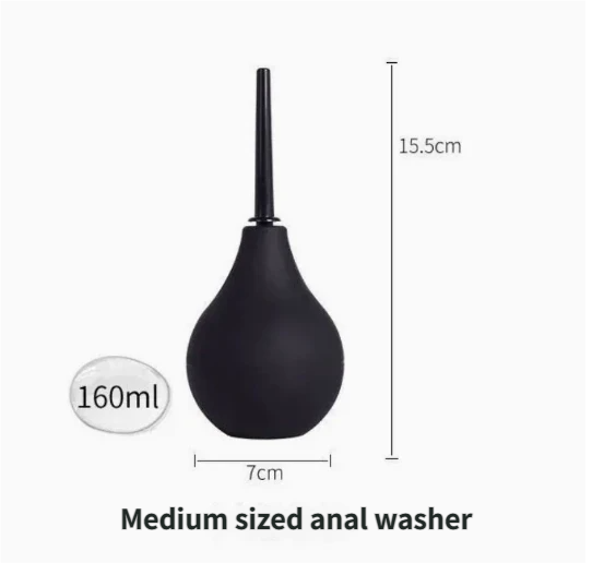 Anal Rinse Bulb – Enema Cleaning Tool for Men & Women, Portable Anal Washer